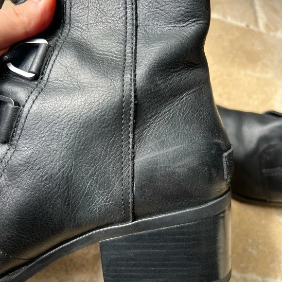 Sorel Black Lace Up Waterproof Boots for Women - Picture 6 of 9